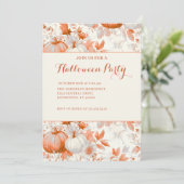 Elegant Halloween-feest Kaart (Staand voorkant)