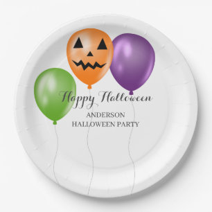 Elegant Halloween-feest Papieren Bordje
