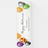 Elegant Halloween-feest Spandoek (Verticaal)