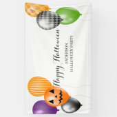 Elegant Halloween-feest Spandoek (Verticaal)