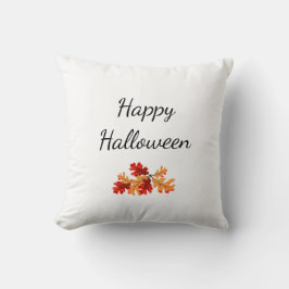 Elegant Halloween Herfst Bladblad Rood Sinaasappel Kussen