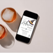 Elegant Halloween Invitation for Company Office Kaart