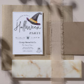 Elegant Halloween Invitation for Company Office Kaart