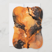 Elegant Halloween Party Invitation Kaart (Achterkant)