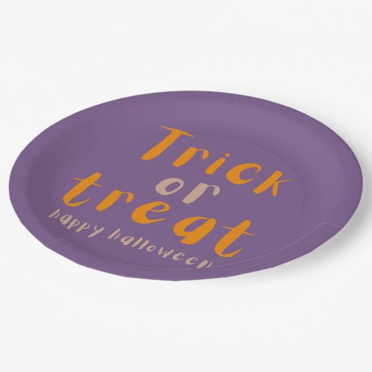 Elegant Halloween Trick or treat Papier Bord (Gekanteld)