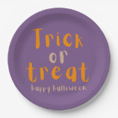 Elegant Halloween Trick or treat Papier Bord (Voorkant)
