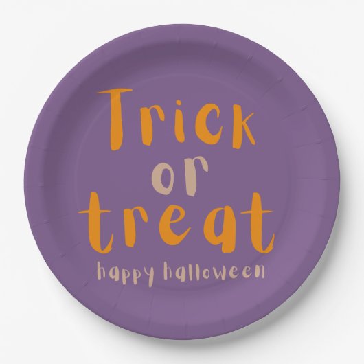 Elegant Halloween Trick or treat Papier Bord (Voorkant)