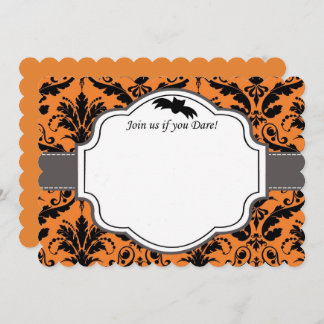 Elegant Halloween Wedding Uitnodiging