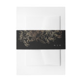 Elegant Hand Drawn Botanical Wedding Uitnodigingen Wikkel (Voorkant Voorbeeld)