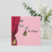 Elegant Hand met kerstbal Feestdagenkaart (Staand voorkant)