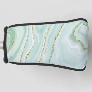 elegant handbeschilderd vloeibare marmer met gli golfheadcover