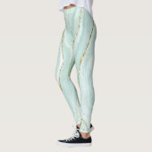 elegant handbeschilderd vloeibare marmer met gli leggings (Links)