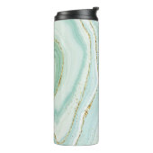 elegant handbeschilderd vloeibare marmer met gli thermosbeker (Gedraaid links)