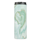 elegant handbeschilderd vloeibare marmer met gli thermosbeker (Achterkant)