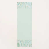 elegant handbeschilderd vloeibare marmer met gli yogamat (Voorkant)