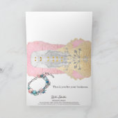 Elegant handgemaakt juwelen & kralen Dank u wel Bedankkaart (Binnen)