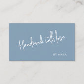 Elegant handgemaakt met liefde Visitekaartje (Voorkant)