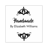 Elegant handgemaakt rubberstempel (Afrduk)