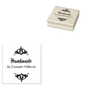 Elegant handgemaakt rubberstempel (Gestempeld)