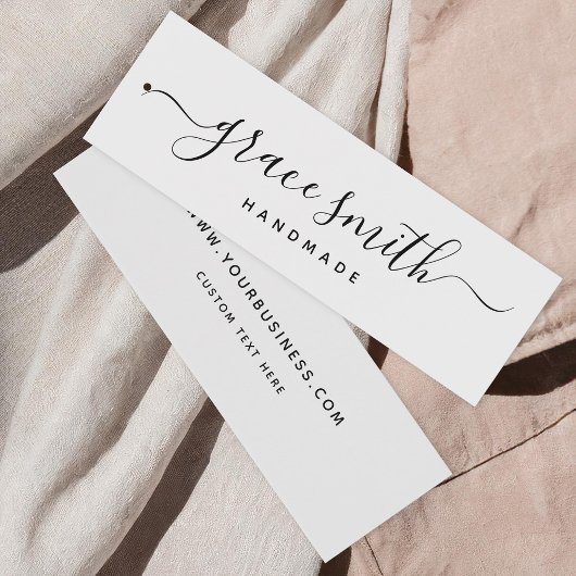 Elegant Handgemaakte Zakelijke Kleding Label Hang  Mini Visitekaartjes