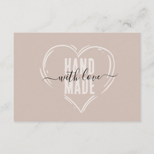 Elegant handgeschreven bedrijf Bedankt Korting (Achterkant)