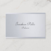 Elegant handgeschreven de Sjabloon van het Manuscr Visitekaartje (Voorkant)