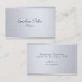 Elegant handgeschreven de Sjabloon van het Manuscr Visitekaartje (Voorkant / Achterkant)