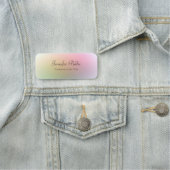 Elegant Handgeschreven de Tekst van het Manuscript Naamplaatje (In situ)