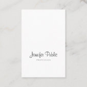 Elegant handgeschreven handgeschreven script reini visitekaartje (Voorkant)