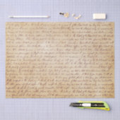 Elegant  handgeschreven Letter-script Tissuepapier (Craft)