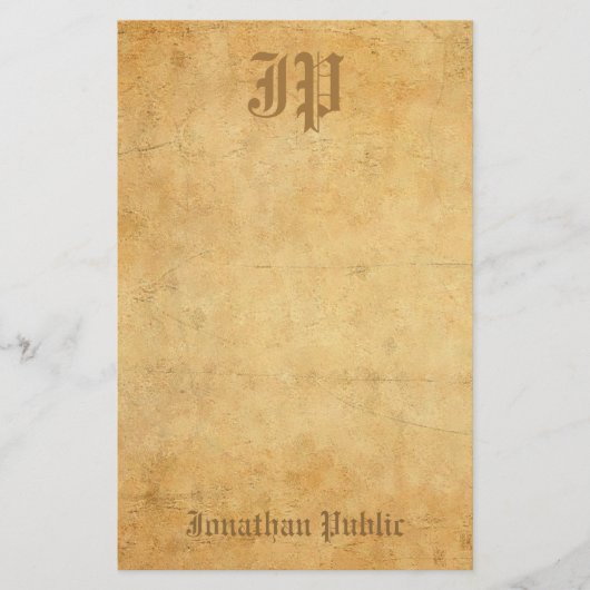 Elegant  handgeschreven monogram Sjabloon Koel (Voorkant)