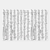 Elegant  handgeschreven notities — Muziek Inpakpapier Vel (Voorkant 3)