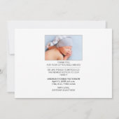 Elegant handgeschreven script | 2 Foto bedankt (Achterkant)