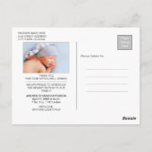 Elegant handgeschreven script | 2 Foto bedankt Briefkaart (Achterkant)