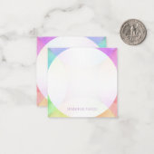 Elegant Handgeschreven Script Monogram Sjabloon (Voorkant / Achterkant in situ)