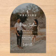 Elegant handgeschreven script Photo Arch Wedding