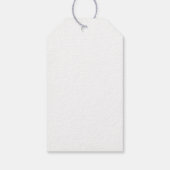 Elegant handgeschreven script | Rode bessen Kerstm Cadeaulabel (Achterkant)