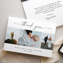 Elegant handgeschreven script trouwfoto