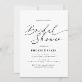 Elegant handgeschreven script Vrijgezellenfeest Kaart (Voorkant)