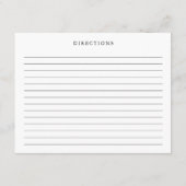 Elegant Handgeschreven Script Vrijgezellenfeest Re Informatiekaartje (Achterkant)