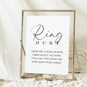 Elegant Handgeschreven Script Vrijgezellenfeest Ri Poster