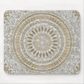 Elegant handgetekend stamhout — ontwerp mandala muismat (Voorkant)