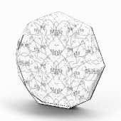 Elegant handgetekende botanische display fotoblokken (Rechts)