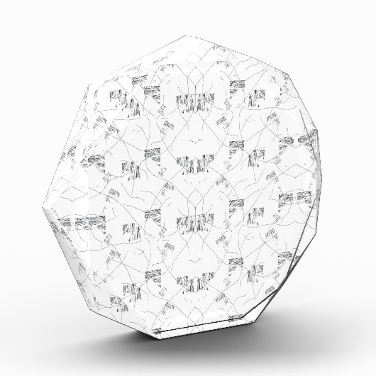 Elegant handgetekende botanische display fotoblokken (Links)