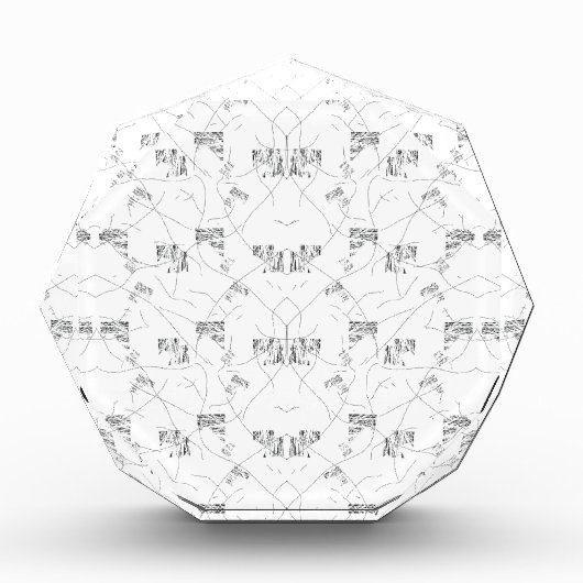 Elegant handgetekende botanische display fotoblokken (Voorkant)