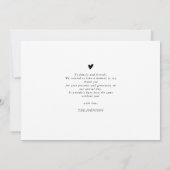 Elegant Handlettering Chic Foto Baby shower Bedankkaart (Achterkant)