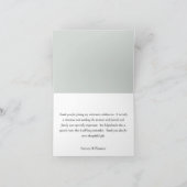  Elegant Handpainted Floral Budget Retirement  Bedankkaart (Binnen)