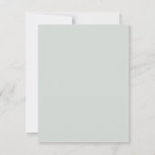 Elegant Handpainted Floral Budget Retirement Bedankkaart (Achterkant)