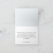 Elegant Handpainted Floral Budget Retirement Bedankkaart (Binnen)