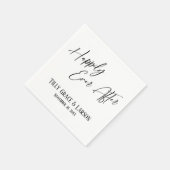 Elegant handschrift eenvoudig, altijd na servet (Hoek)